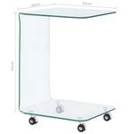 Table basse 299300 Verre - 40 x 63 x 45 cm