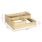 Gartenbeet 845-886V00ND Braun - Holzwerkstoff - Holzart/Dekor - 88 x 36 x 108 cm