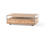 Wohnzimmer Esma 35 (5-teilig) mit LED Braun - Holzart/Dekor - Holz teilmassiv - 462 x 136 x 52 cm