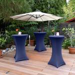 Stehtischhusse Stella Stretch Blau - Breite: 70 cm