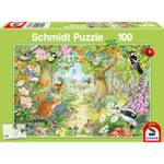 Teile 100 Puzzle Tiere Wald im