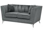 2-Sitzer Sofa GAULA Grau - Silber