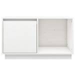 TV-Schrank D263 Weiß - Massivholz - 35 x 44 x 74 cm