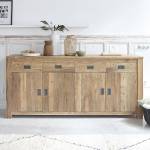 Buffet CARGO Beige - Massivholz - 50 x 90 x 200 cm