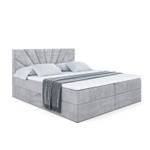 Boxspringbett MILTIO Grau - Breite: 120 cm - H3