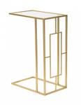 Rechteckiger Sofatisch Gold - Metall - 41 x 60 x 26 cm