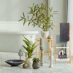 Bambus natur/wei脽 Handtuchhalter