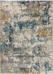 Vintage-Teppich NATHAN Silber - Kunststoff - Textil - 80 x 150 cm
