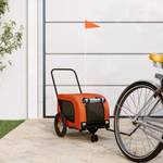 Remorque vélo pour chien 3028683-1 Noir - Orange - 53 x 53 x 124 cm