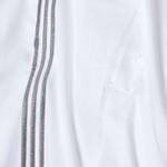 Weißes Bettwäsche-Set mit Rand Grau - Textil - 260 x 1 x 220 cm