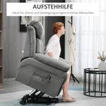 Aufsteh-Sessel 713-013V92LG Grau - Textil - 96 x 105 x 93 cm