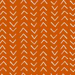 Bohem-Vorhang - 2er Set Orange - Höhe: 245 cm