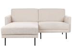 Ecksofa BREDA Beige - Schwarz - Creme