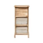 Nachttisch RE6105 Braun - Massivholz - 27 x 63 x 30 cm