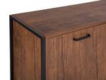 Sideboard TIFTON Schwarz - Braun - Holzwerkstoff - 123 x 78 x 39 cm