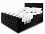 Boxspringbett FONDI Schwarz - Breite: 180 cm