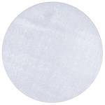 Luxus Soft Velours Teppich Shine Rund Silber - Silber / Grau - Silbergrau - 133 x 133 cm