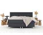 Boxspringbett Lavello Schwarz - Breite: 160 cm