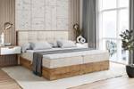 Boxspringbett LOLLI7 Ecru - Breite: 180 cm - H3