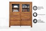 Highboard PURE Braun - Massivholz - Holzart/Dekor - 120 x 140 x 35 cm