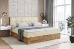 Boxspringbett LOLLI7 Beige - Breite: 140 cm - H3