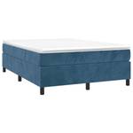 Boxspringbett 3017513-4 Dunkelblau - 193 x 35 cm