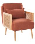 Fauteuil ORUM Chêne clair - Orange