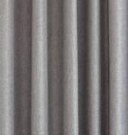 Akustikvorhang grau blickdicht Grau - Textil - 140 x 245 x 1 cm