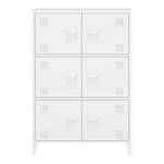 Armoire de bureau métallique Hamina Blanc