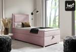 BOXSPRINGBETT mit Bettkasten Trinity K11 Pink - Tiefe: 90 cm