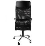 Fauteuil De Bureau ROMA Noir - Matière plastique - 50 x 122 x 52 cm