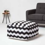 Designer Hocker Pouf Chevron 60 x 30 x 60 cm