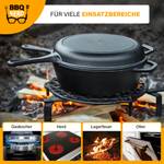 Cocotte gusseisen Br盲ter - 2in1 3,5L