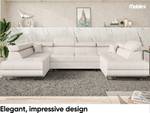 Ecksofa Carl U-Form Beige