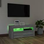 TV-Schrank mit LED-Leuchten D749 Grau