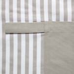 Küchenschürze schmale Streifen grau Grau - Textil - 80 x 1 x 85 cm