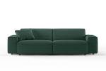 Sofa RANI 3-Sitzer Cord Smaragdgrün