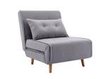 Fauteuil convertible URIBIA Gris lumineux
