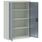 Aktenschrank 299865-2 Dunkelgrau - Hellgrau - Höhe: 140 cm