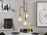 Lampe suspension BOGNA Noir - Cuivre