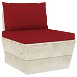 Garten-Lounge-Set (7-teilig) 3016490-17 Rot - Rotbraun