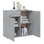 Sideboard 3008750_2 Grau - Eiche Sonoma Dekor