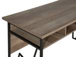 Schreibtisch FORRES Schwarz - Braun - Holzwerkstoff - 120 x 76 x 60 cm