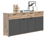 Balsat Eiche Kommode Oak & Grau Nox