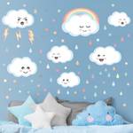 Kinderzimmer Gesicht Wolken Set mit