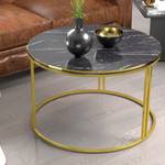 Table basse Aulum ronde Noir