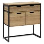 Console Buffett TI+CP 80x40x80cm Noir - Bois massif - Bois/Imitation - 80 x 80 x 40 cm