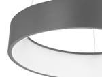 LED-Pendelleuchte Pure Acryl / Eisen - 1-flammig - Grau