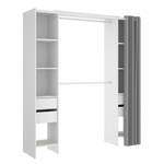 Armoire Resegone Blanc et Gris Blanc