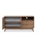 Meuble TV Budapest Marron - Bois manufacturé - 40 x 70 x 140 cm